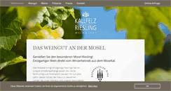 Desktop Screenshot of kallfelz.de